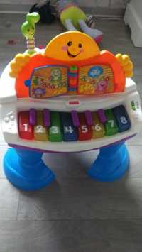 Super pianino pianinko stoliczek Fisher price