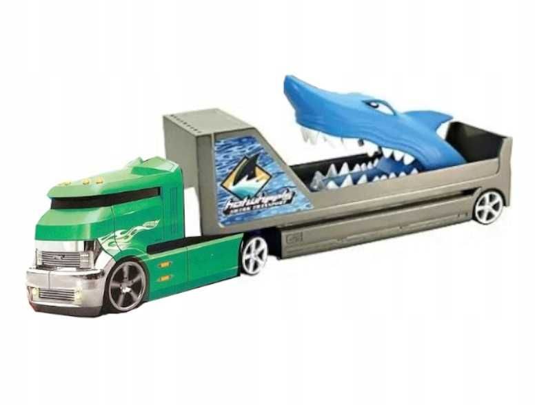 Ciężarówka Hot Wheel Shark Challenge  Zielona