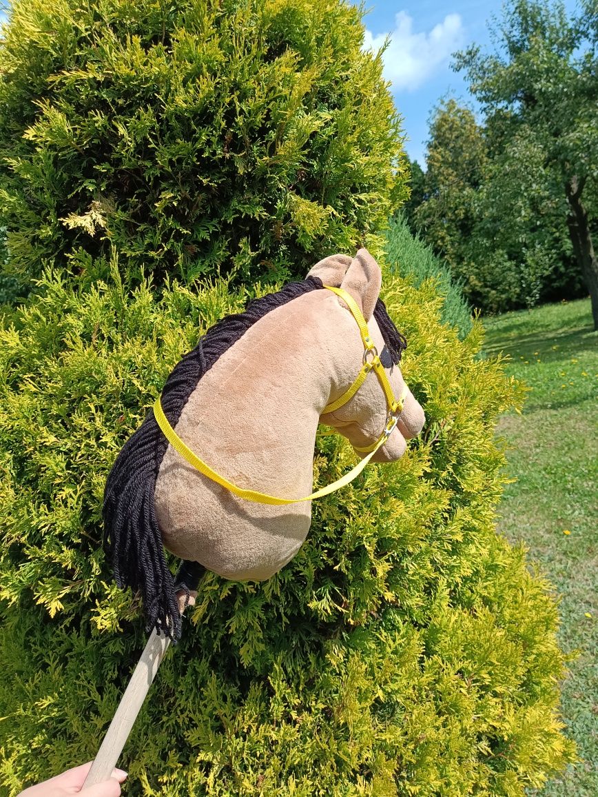 Brązowy konik hobby horse
