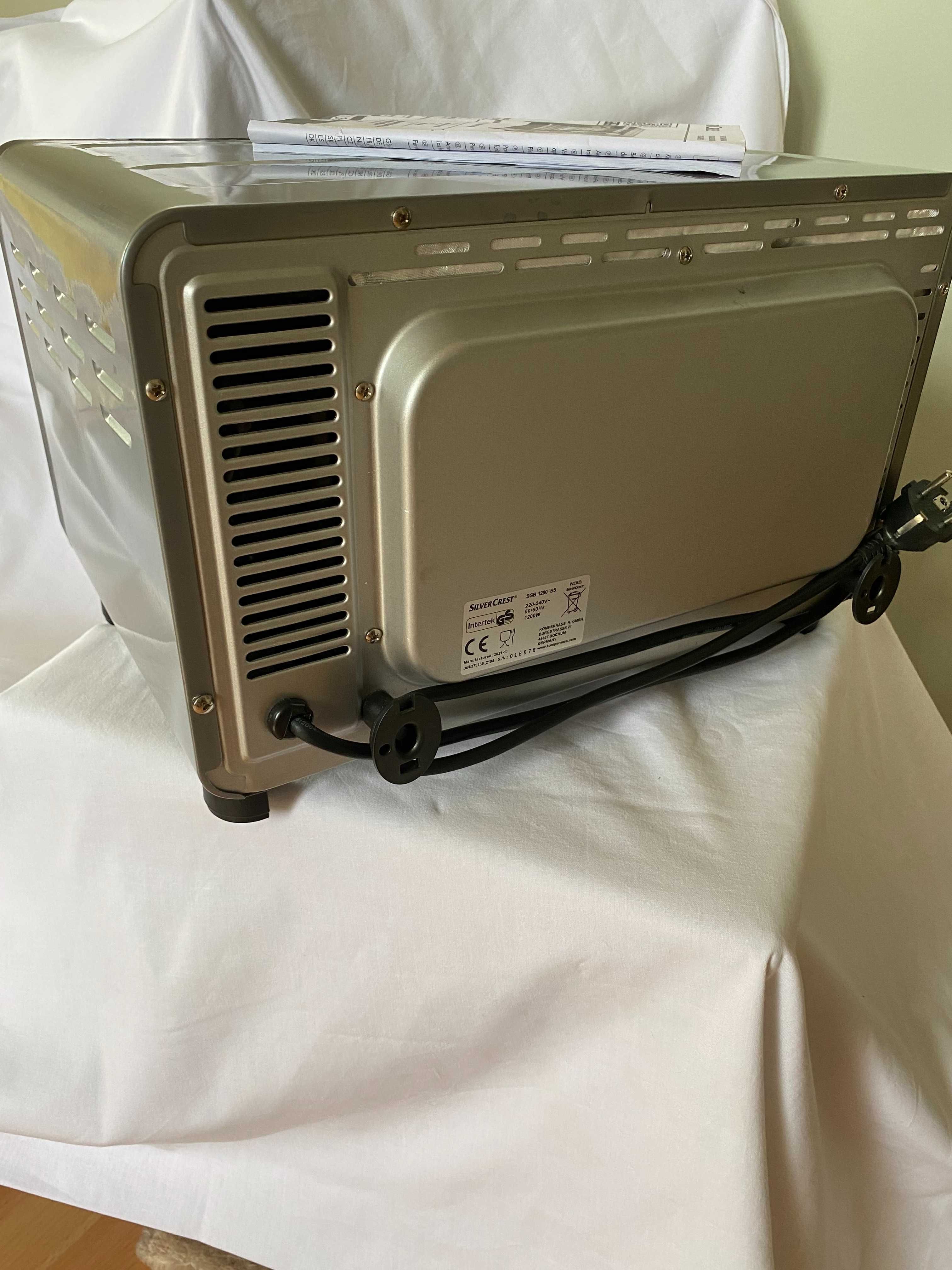 Piekarnik elektryczny  SILVERCREST SGB 1200 B5 z funkcją grill