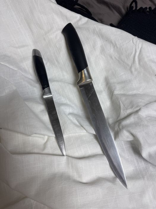 ножи кухонные металлические ніж для кухні сталь напівпрофесійний