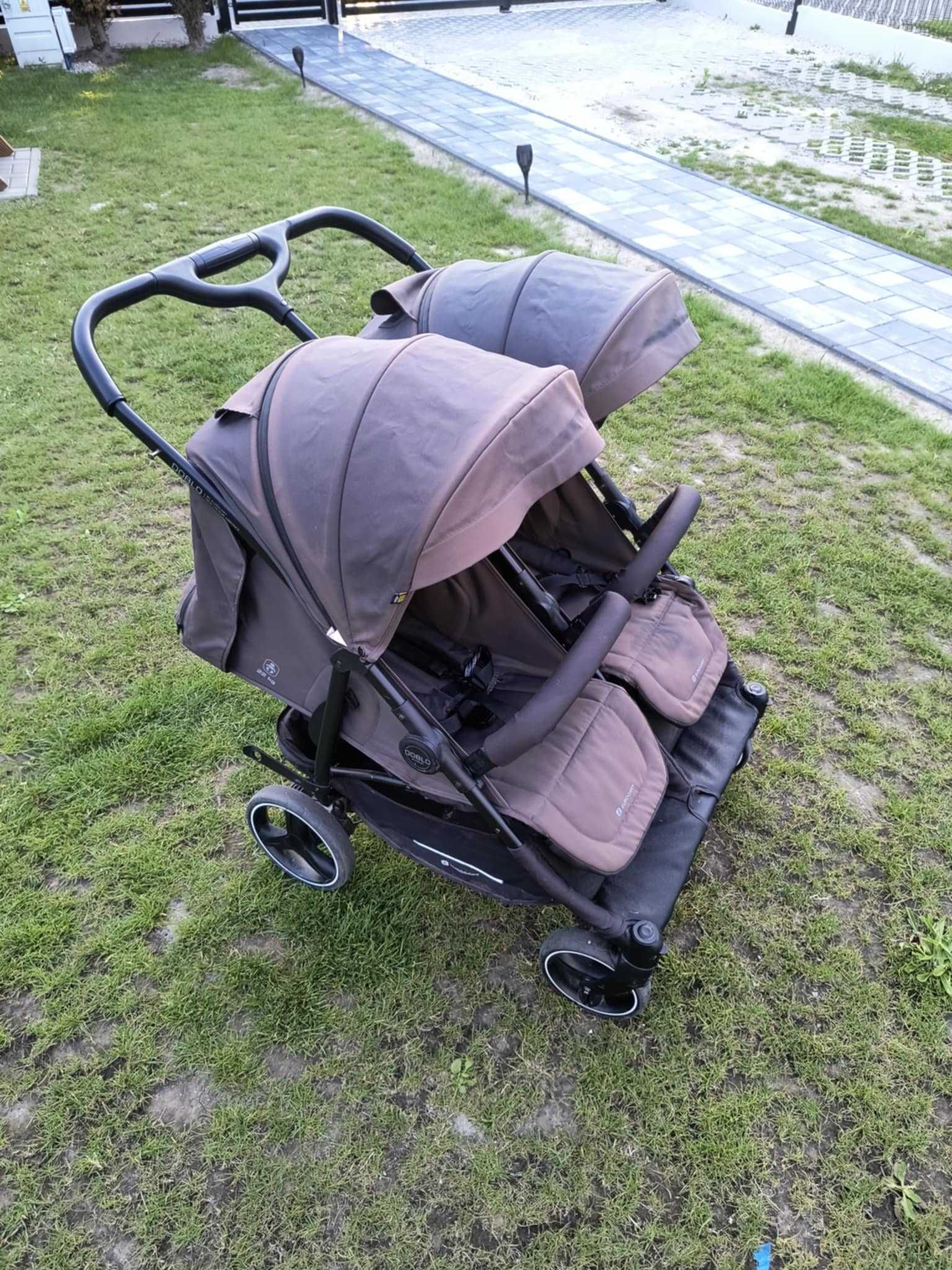 Wózek podwójny bliźniaczy eurocart