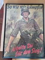 4 posters reprodução da segunda guerra mundial