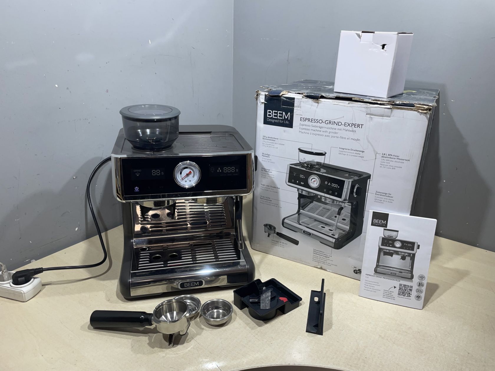 Кавомашина HiBREW з подвійним бойлером Barista Pro Espresso H7A