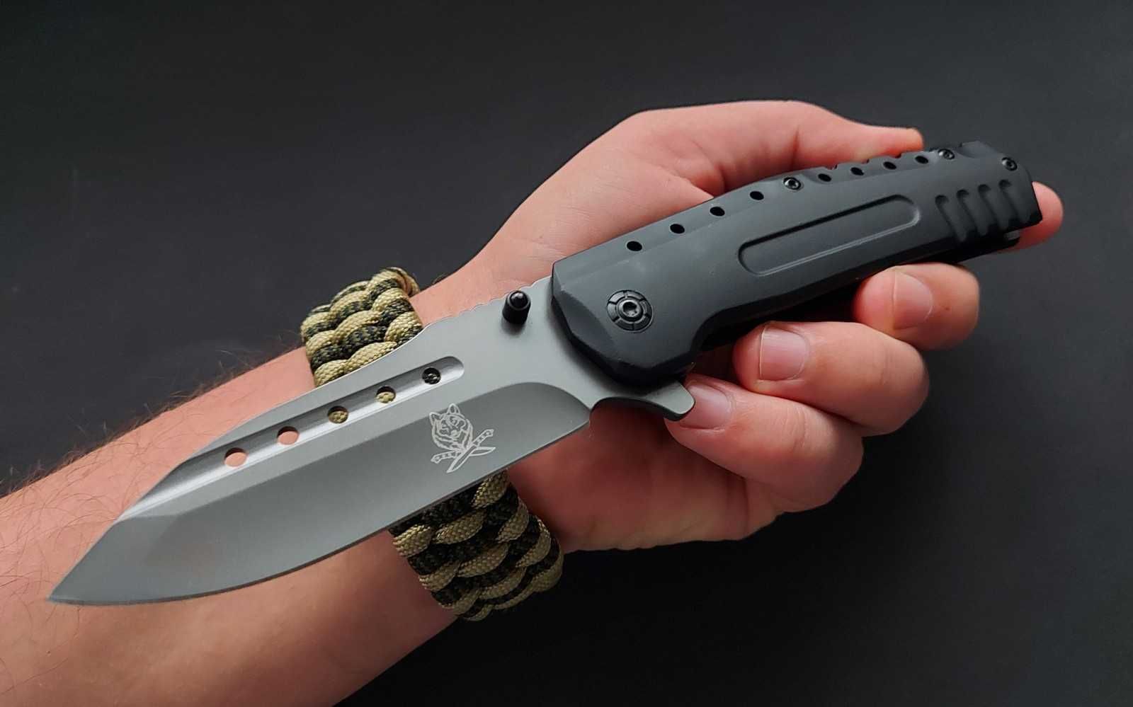 Охотничий нож складной GERBFR М-328 22 см черный(мисливський ніж)