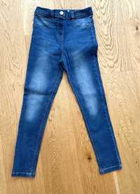 R.  134 Next jeansy uciagliwe granowe w stanie idealnym
