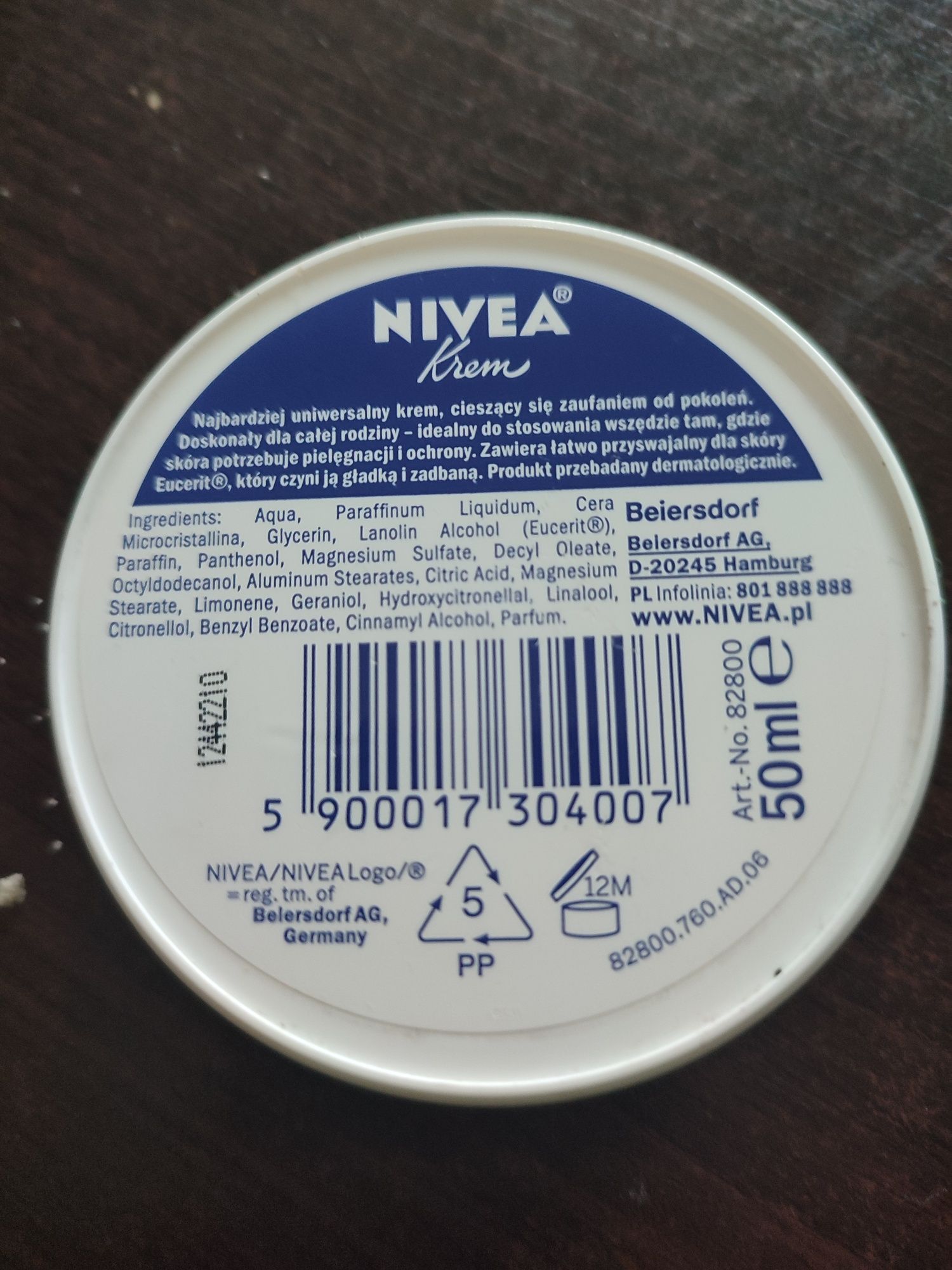 Krem Nivea 50ml 15szt.
