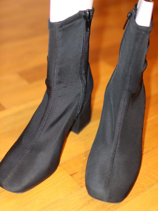 Botins meia Zara 37 pretos