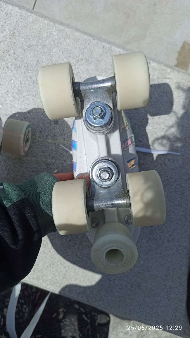Patins oxelo brancos 33