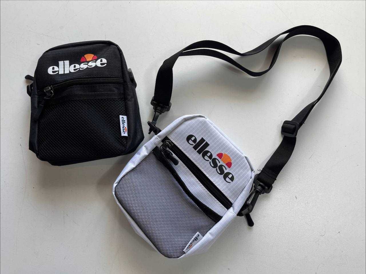 сумочка ellesse чорна та біла