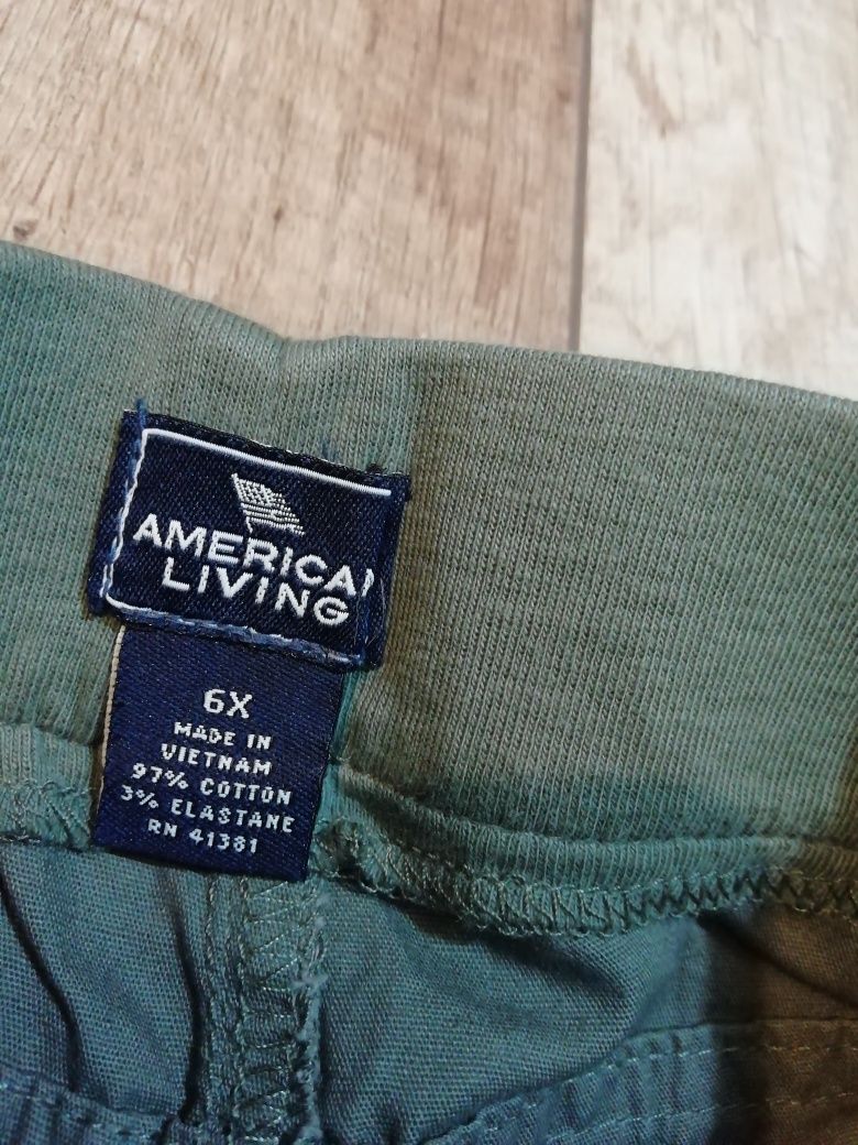 Spodnie bojówki American Living 110-116cm (USA) - nowe