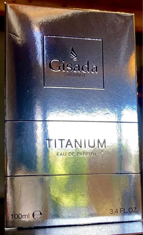 Gisada titanium 100 ml- męskie, nowe, oryginalne perfumy