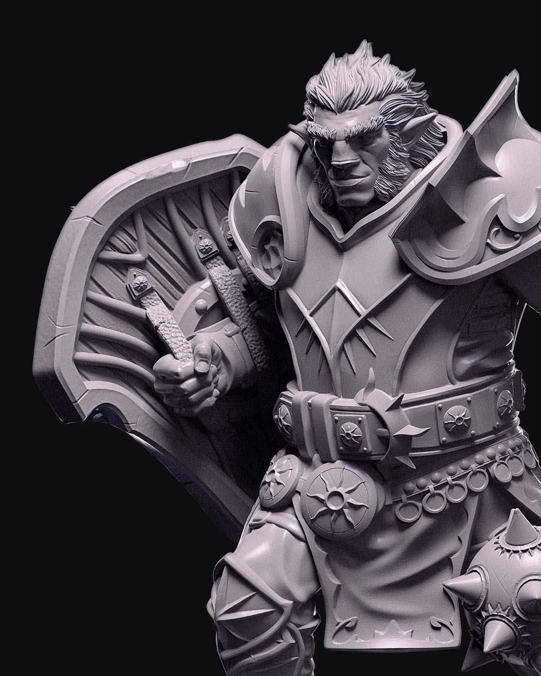 Oloven Sunpride Kleryk Figurka 32mm 14K zgodna z DnD RPG Pathfinder