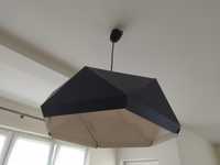Lampa / żyrandol wiszący czarny tekturowy Ikea