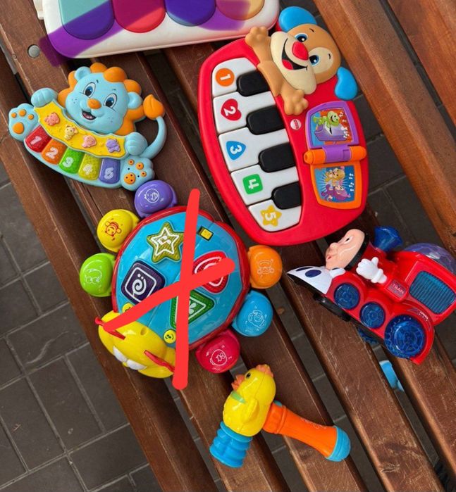 Музикальні іграшки піаніно черепашка поїзд