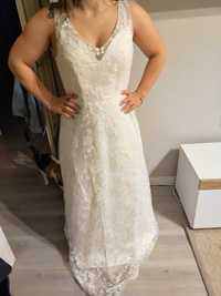 Vestido de Noiva para Casamento - Tamanho M (Tamanho 36)
