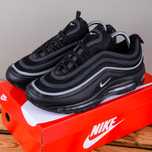 (1718) Чоловічі Кросівки Nike Air Max 97 чорні (41-45) найк найки