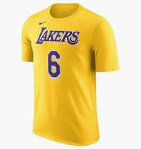Оригінальна чоловіча баскетбольна футболка NIKE LOS ANGELES LAKERS YEL