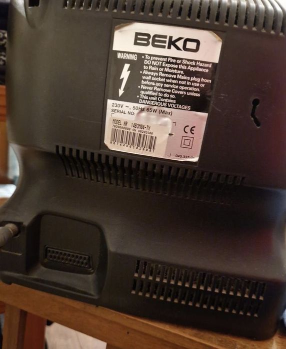 Televisão Antiga Beko