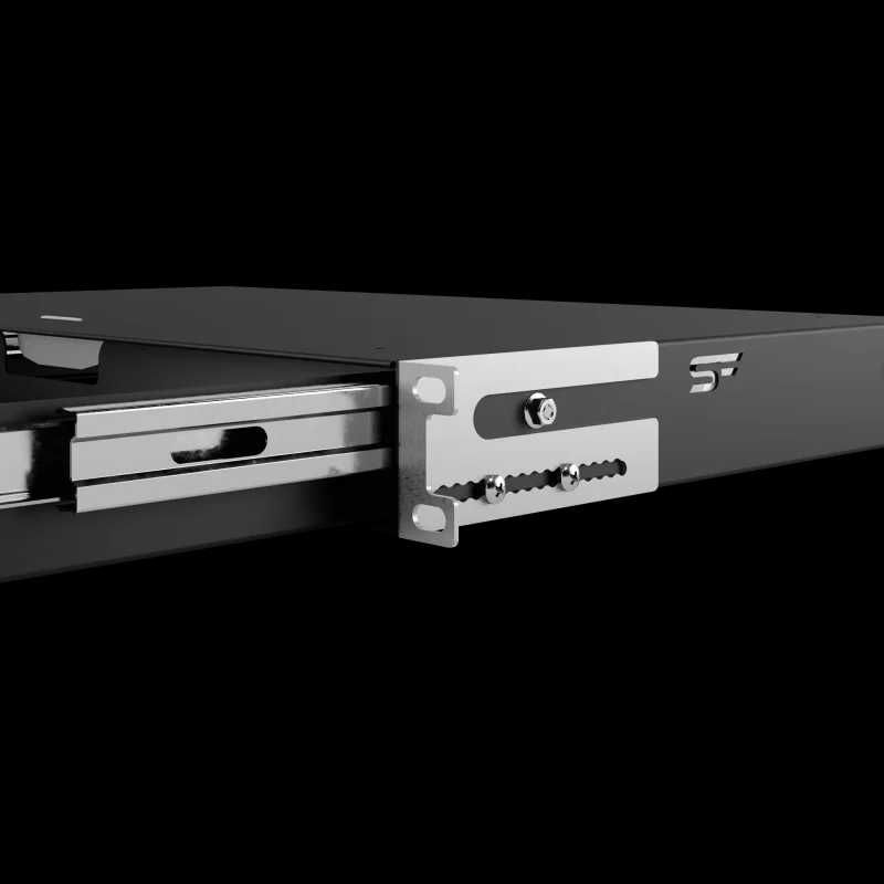 NOWA Szuflada Rack 19" 1U 270 mm do szafy czarna [STALFLEX] [FV 23%]