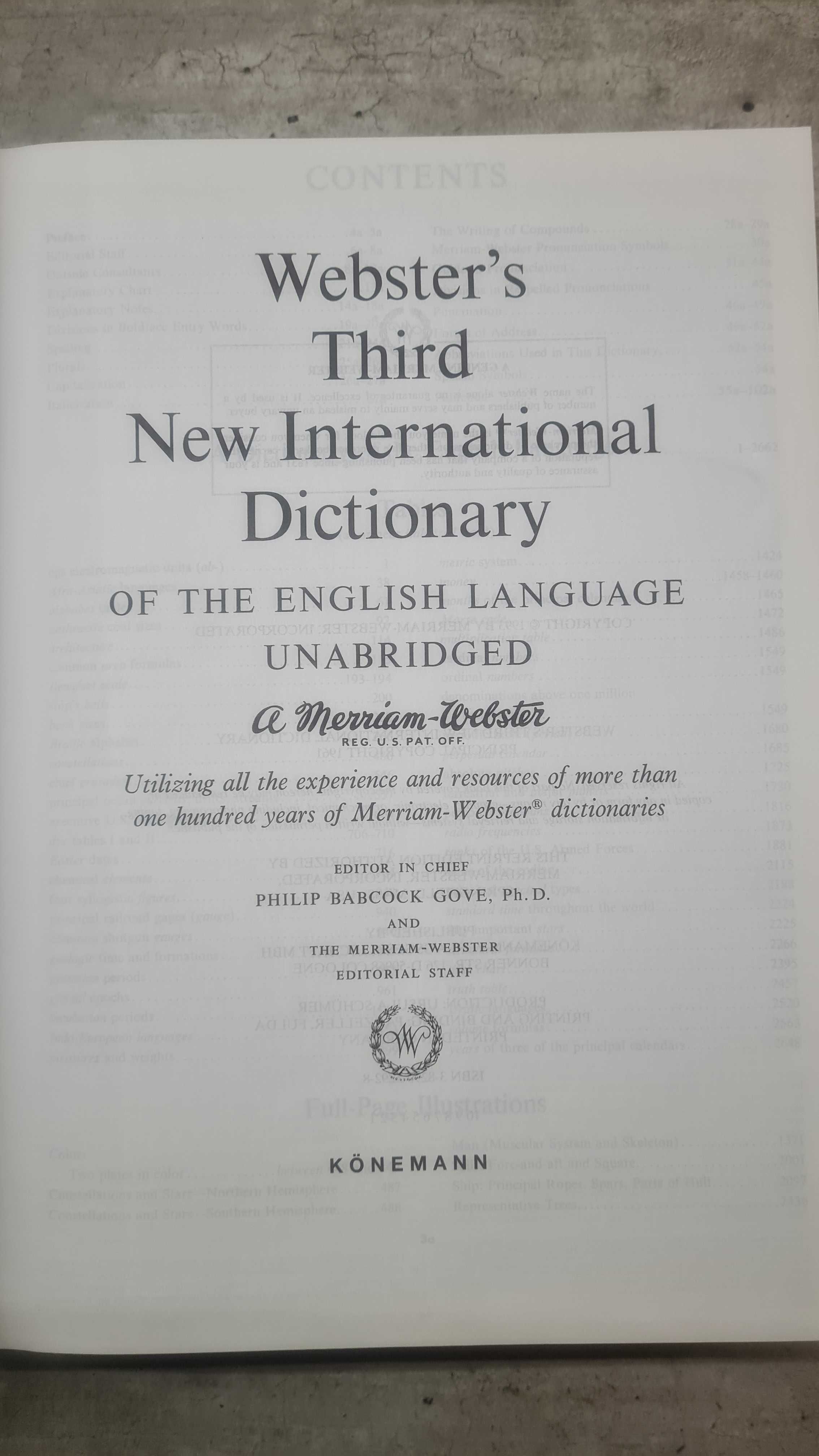 Słownik Webster's Third New International Dictionary