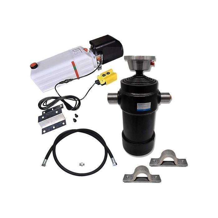 Zestaw hydrauliczny wywrotu 4,1 m 1250 siłownik agregat [7258]