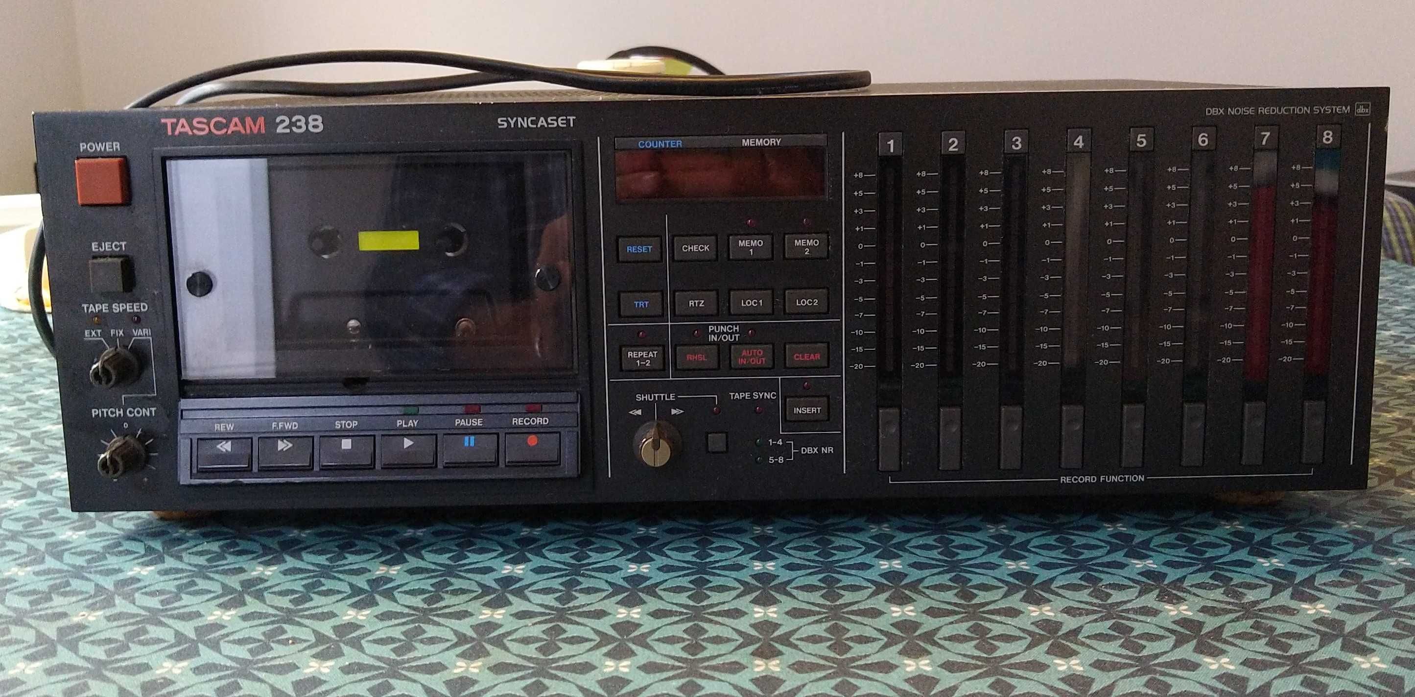 Tascam 238 Syncaset 8 track multitrack recorder