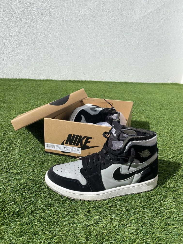 Air Jordan 1 Zoom CMFT "Black Light Smoke Grey"