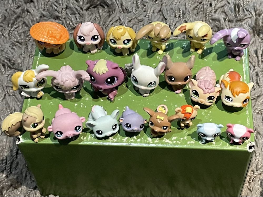 LPS Littlest Pet Shop oryginalne figurki: Zestaw gryzonie