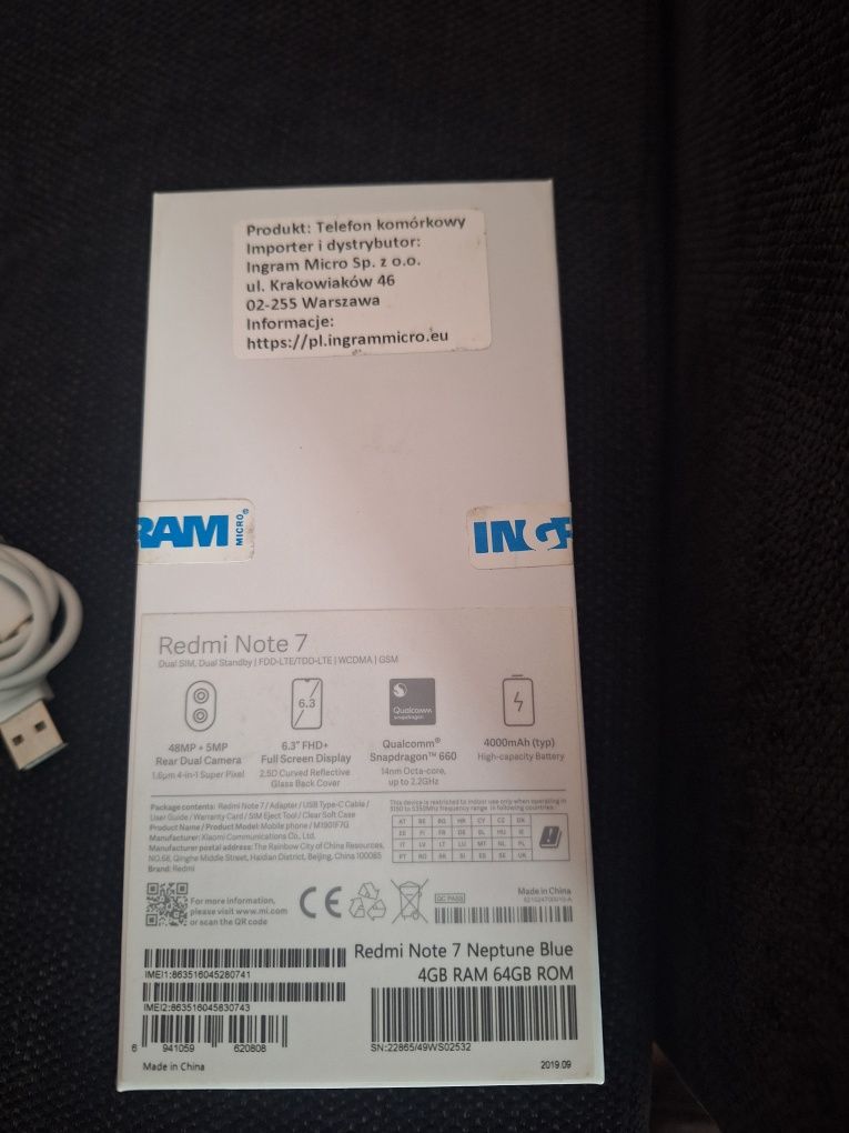 Redmi Note 7. 4/64 GB