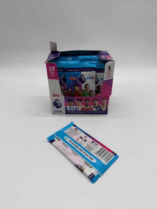 TOPPS PREMIER LEAGUE 2026 Box 28 saszetek z kartami, 280 kart