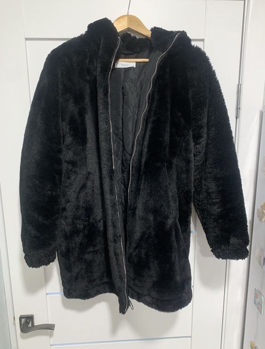 Еко шуба M Резервд, штучне хутро, хутряне пальто 12-15 років