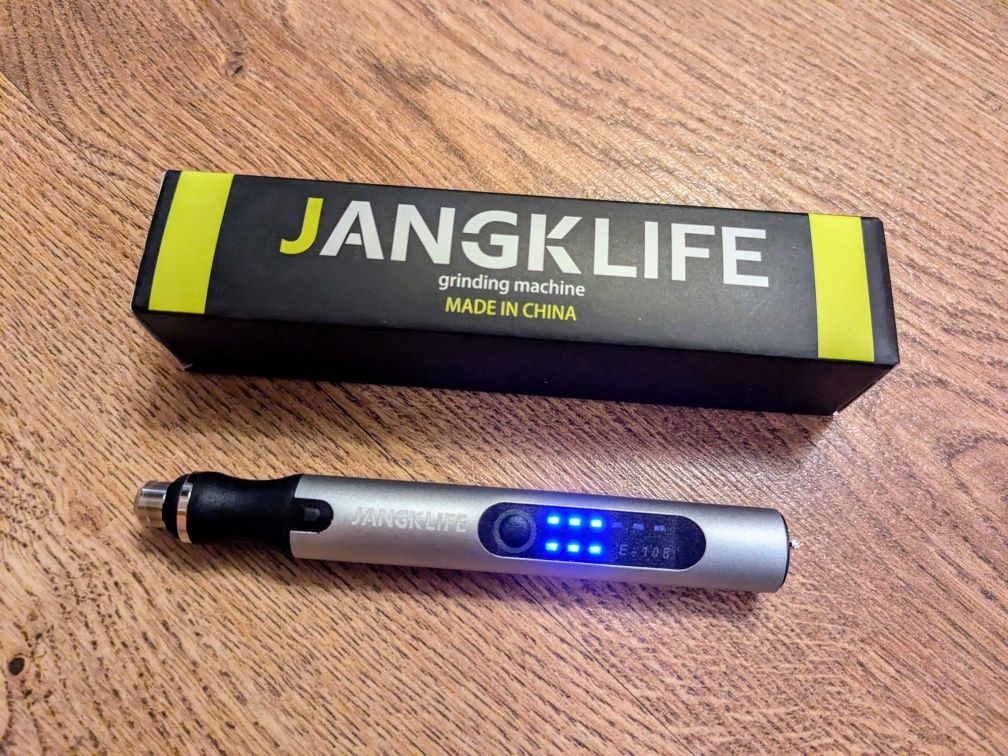 Акумуляторний міні гравер JangKlife Е108 + набір, дремель