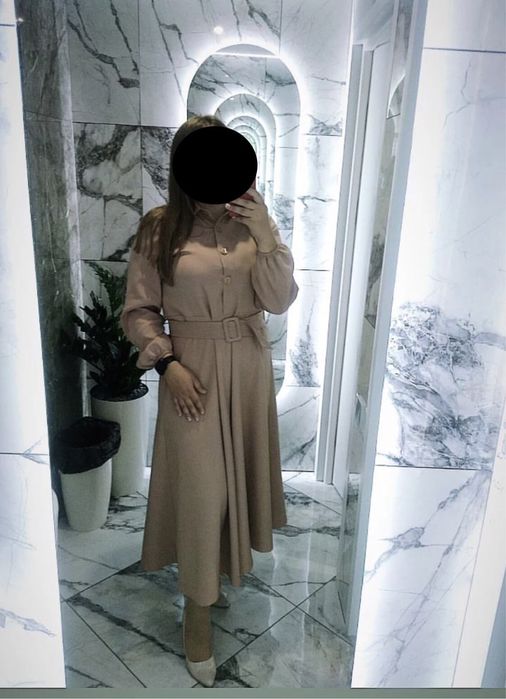 Сукня стильна бежевого кольору