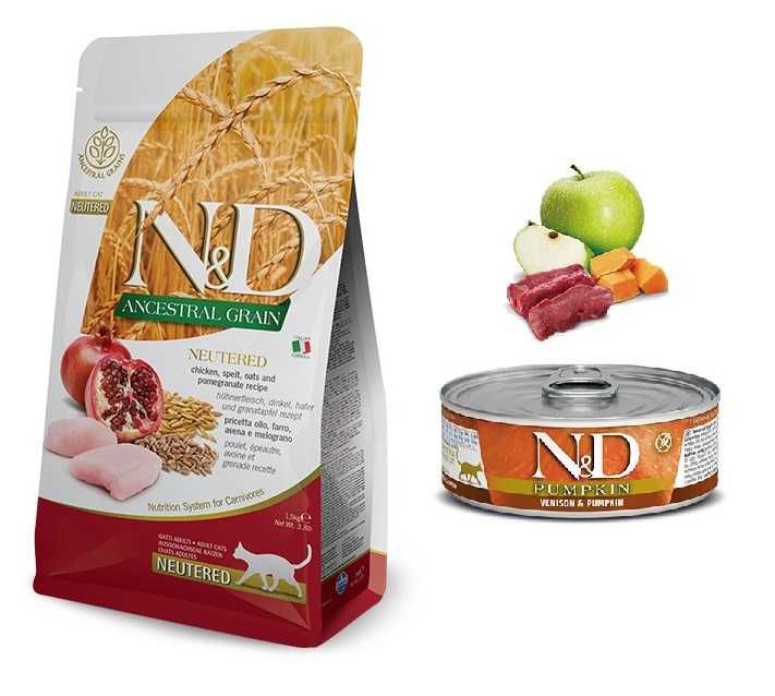 Farmina Cat N&D Ancestral Adult Neutered 1,5 kg