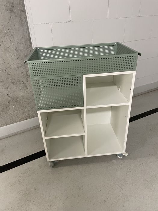 Wózek/Przybornik IKEA ÖVNİNG biało-szarozielony – używany, dobry stan