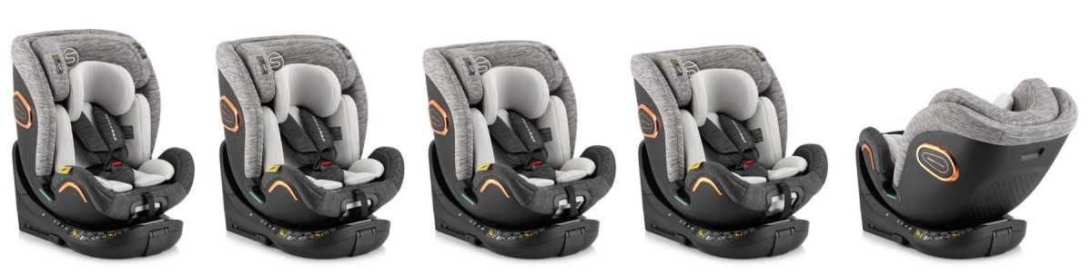 Fotelik Sesttino Shiver I-Size 0-36 kg ISOFIX BAZA+NOGA STABILIZUJĄCA