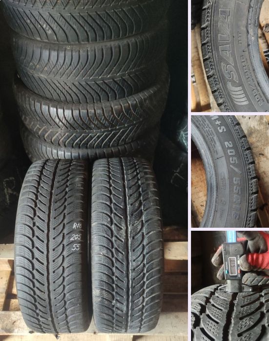 205 55 R16 Шини Зима Гума бу