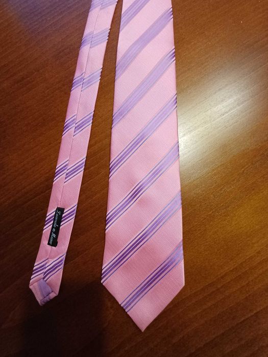 elegancki, stylowy krawat męski Lucio Lamberli, nowy