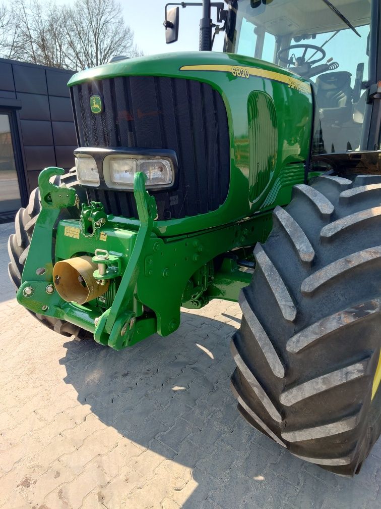 Ciągnik JOHN DEERE,6820 Premium TUZ+WOM Pneumatyka FINANSOWANIE!