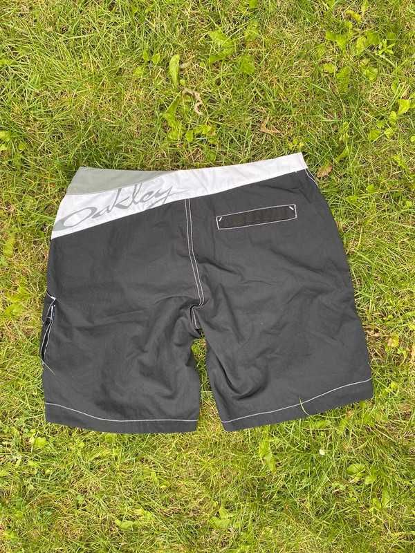 Vintage spodenki Oakley S/M bdb czarny shorty jorts affliction streetw