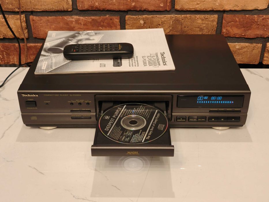 TECHNICS SL-PG580A ! Piękny ODTWARZACZ CD ! ORG Instrukcja ! Pilot