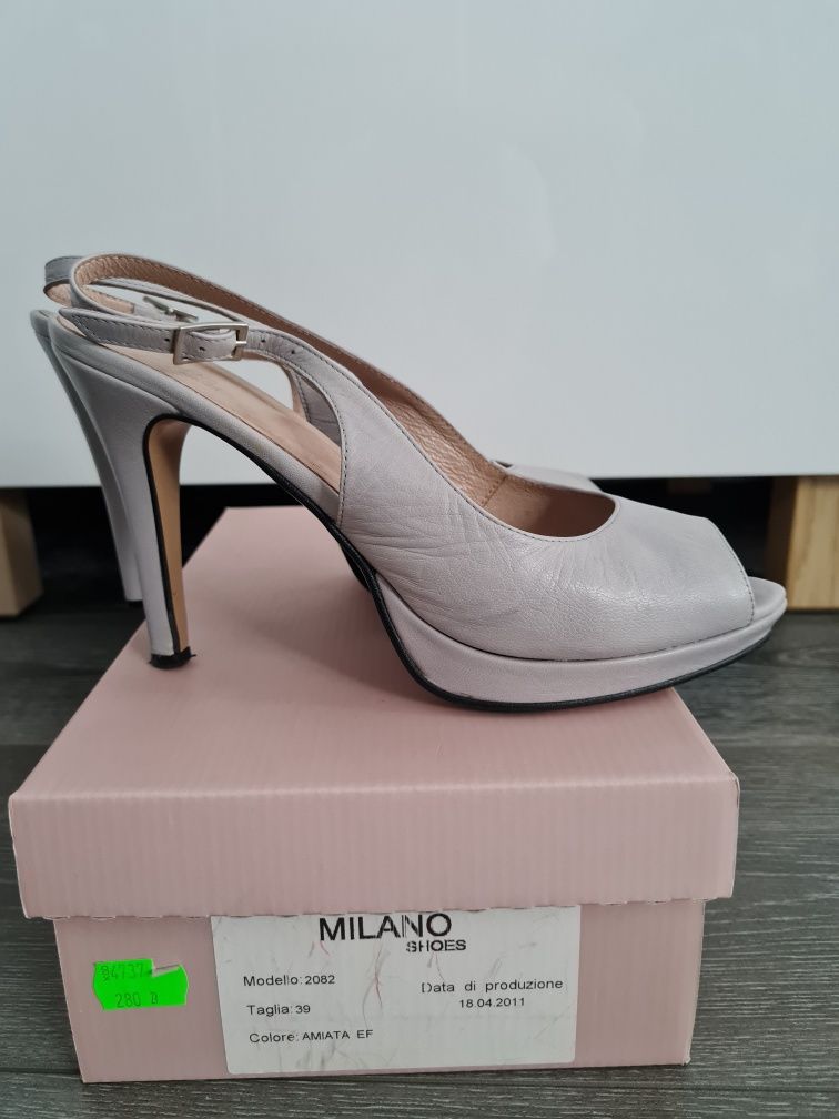 Sandały szpilki Milano Shoes r.39