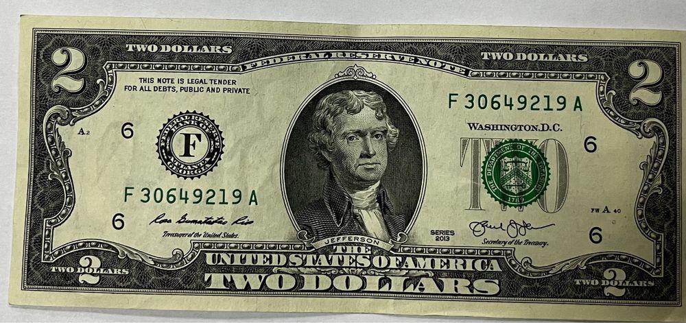 Два доллара США 2003, 2013 років