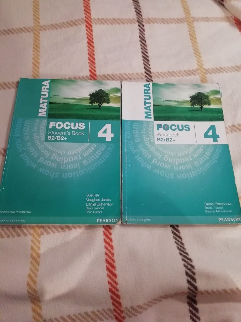 Podrecznik i workbook do angielskiego "Focus"