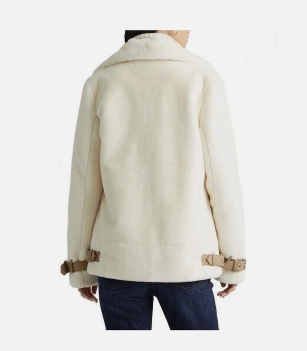 Ralph Lauren еко-шуба біла