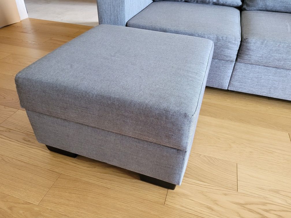 Sofa modułowa z podnóżkiem - super stan