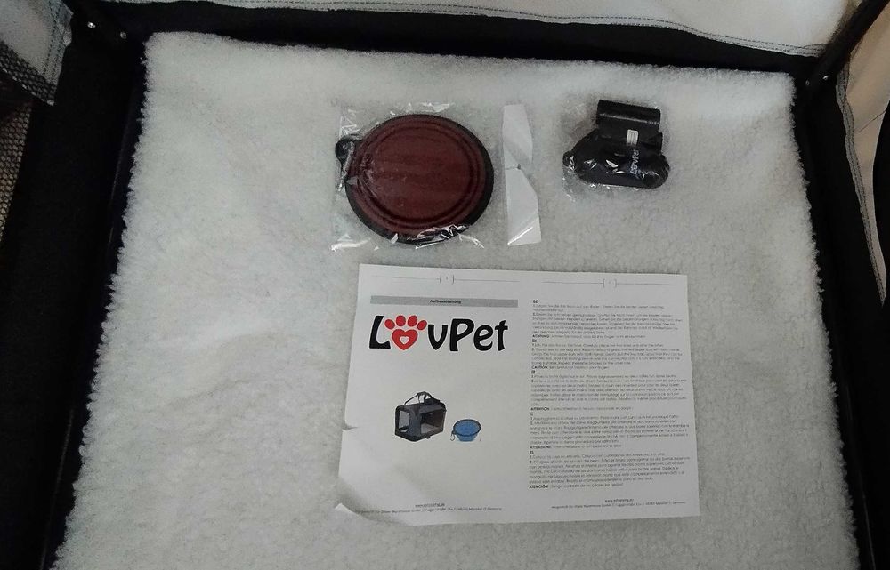 Torba transportowa dla psów i kotów LOVPET XXL Szary