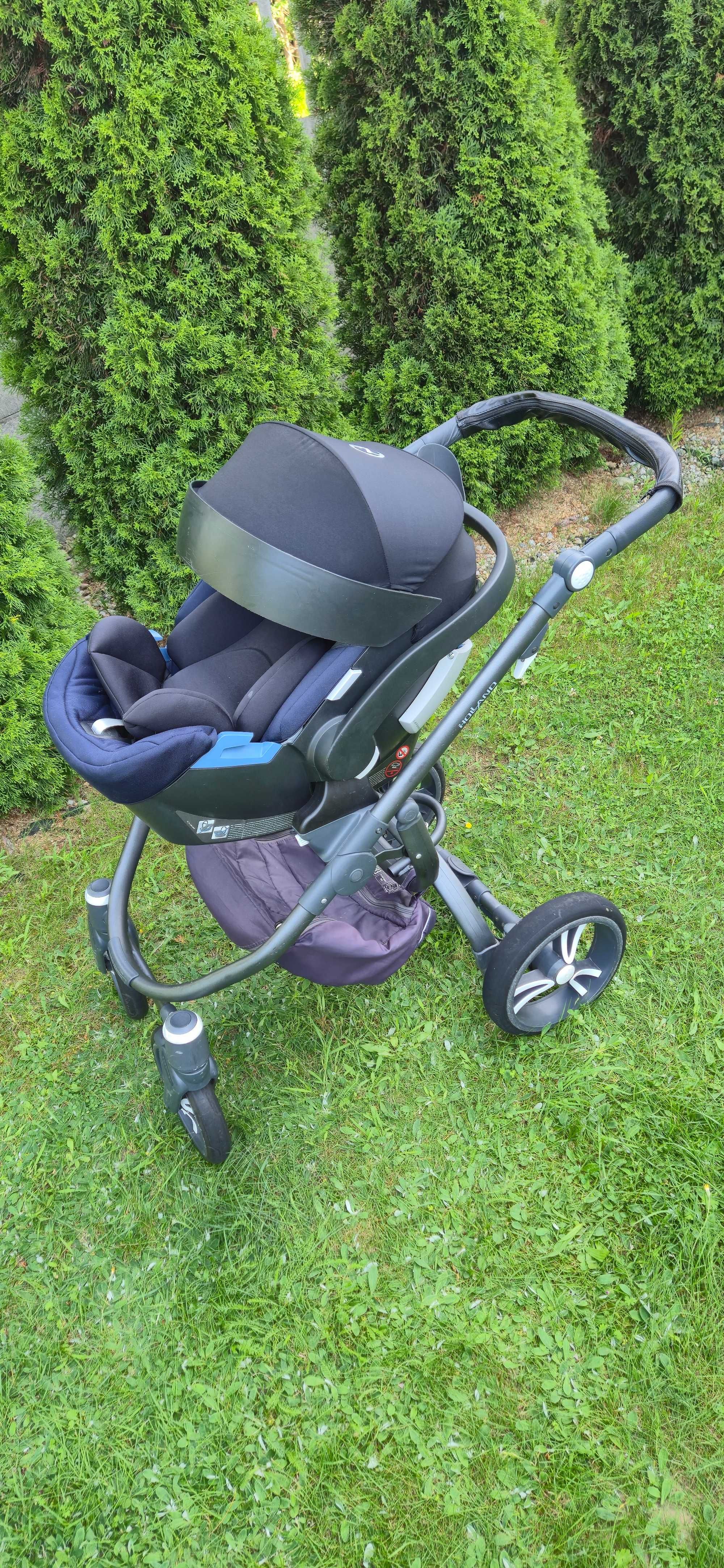 Wózek Bebetto Holland 3w1 nosidełko Cybex