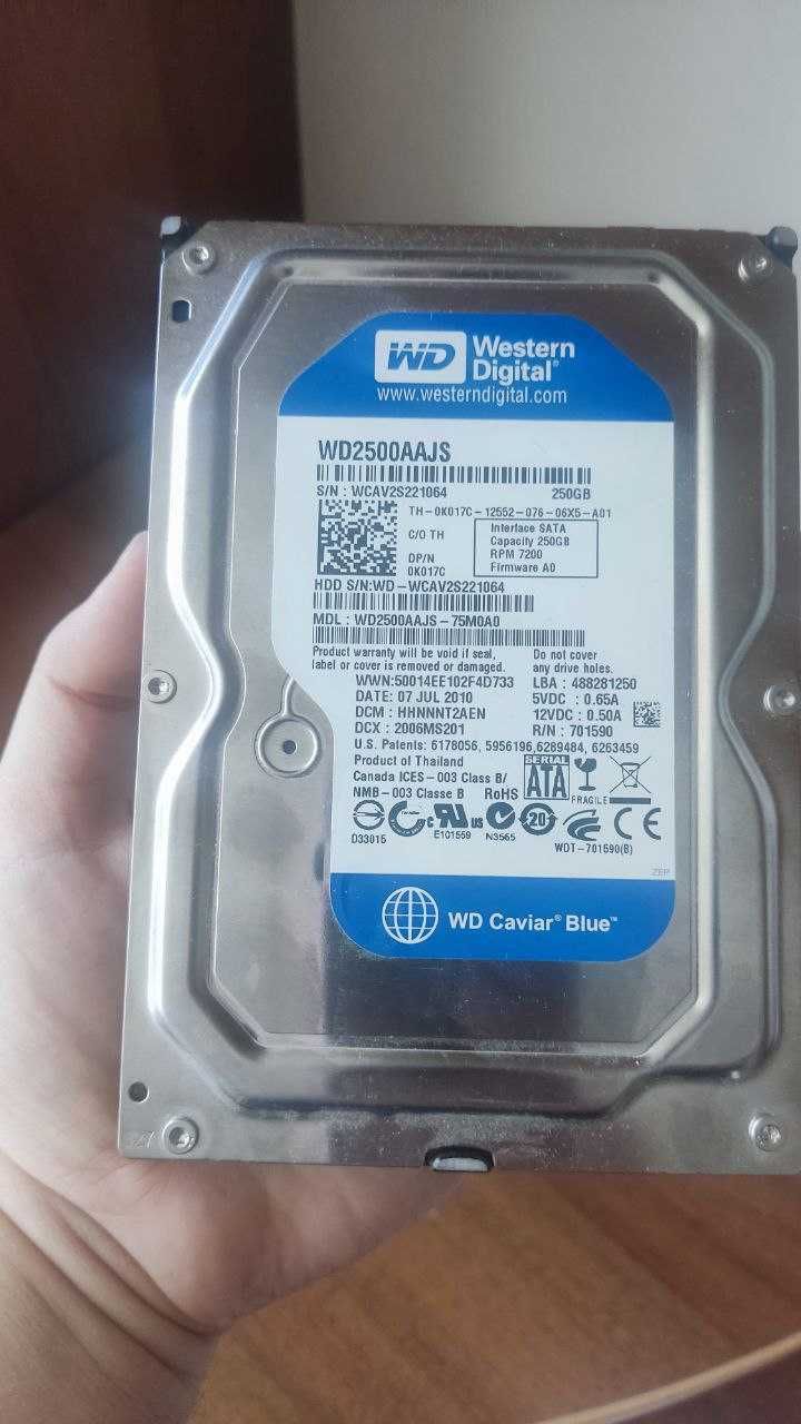 Жорсткий диск для комп'ютера HDD Western Digital 250GB